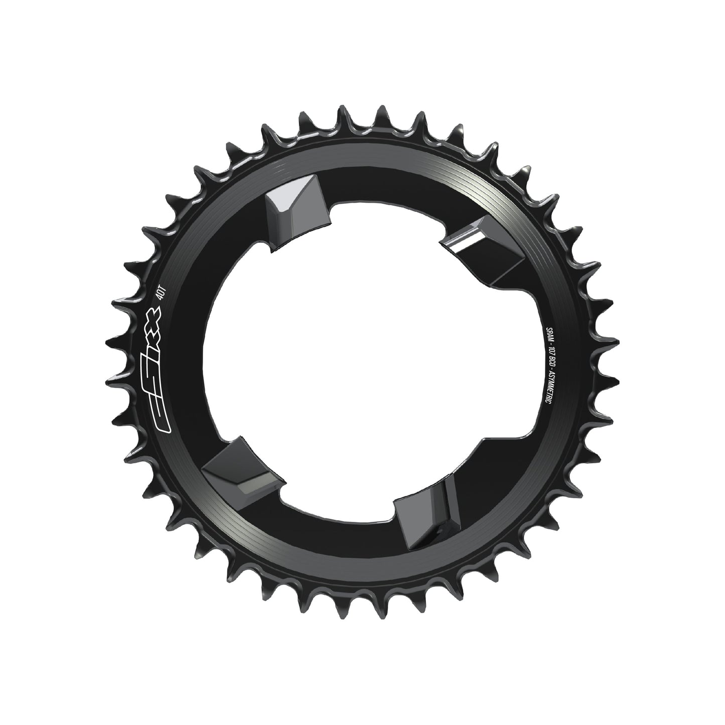 107 Rival Semi-SpeedRing - 38t-54t - Round - Flattop