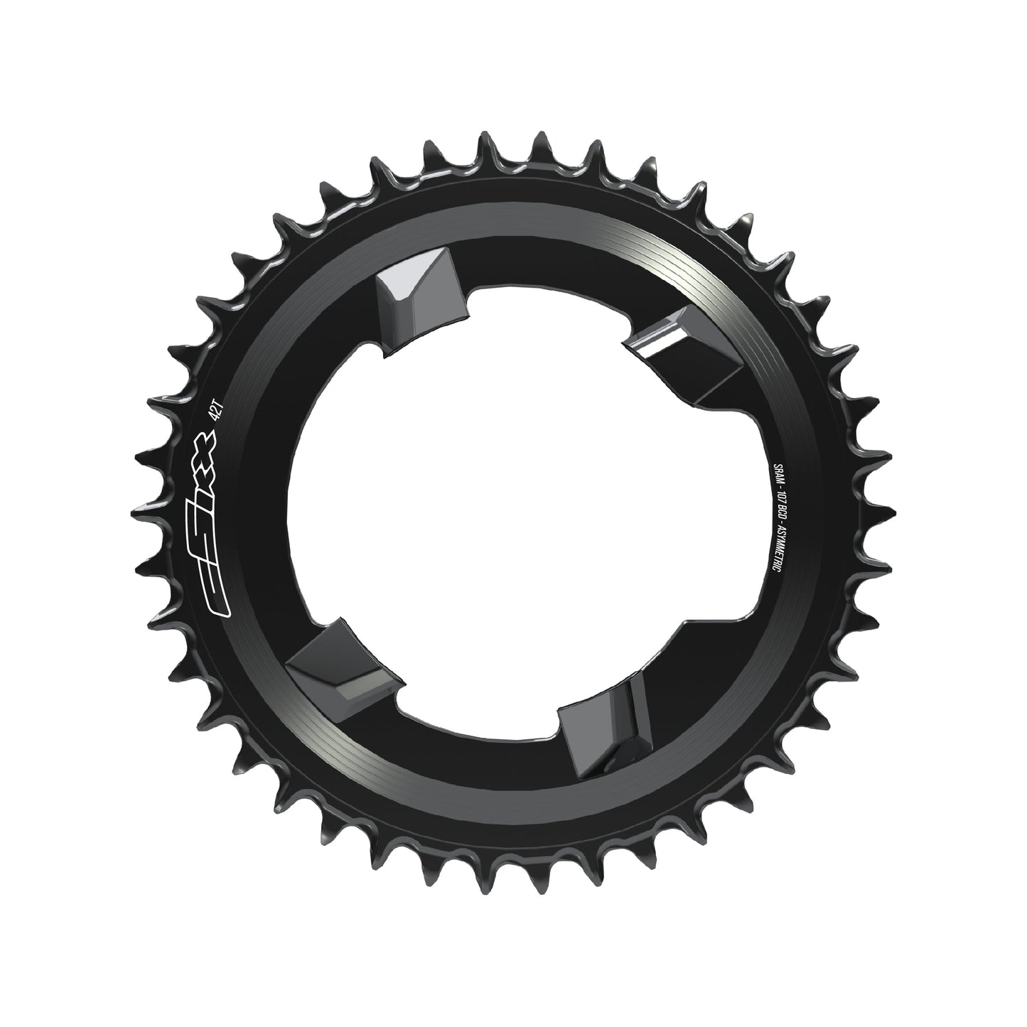 107 Rival Semi-SpeedRing - 38t-54t - Round - Flattop