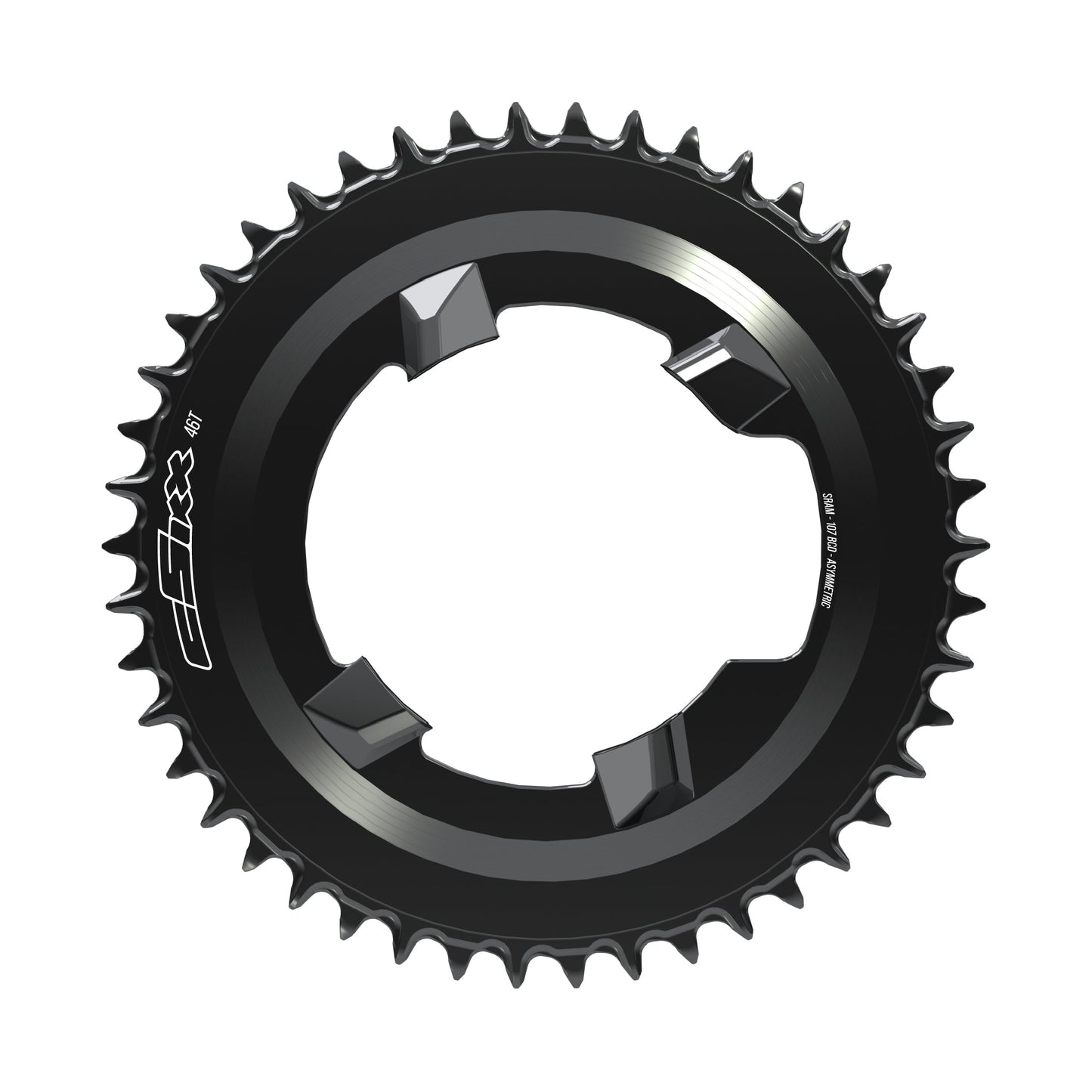 107 Rival Semi-SpeedRing - 38t-54t - Round - Flattop