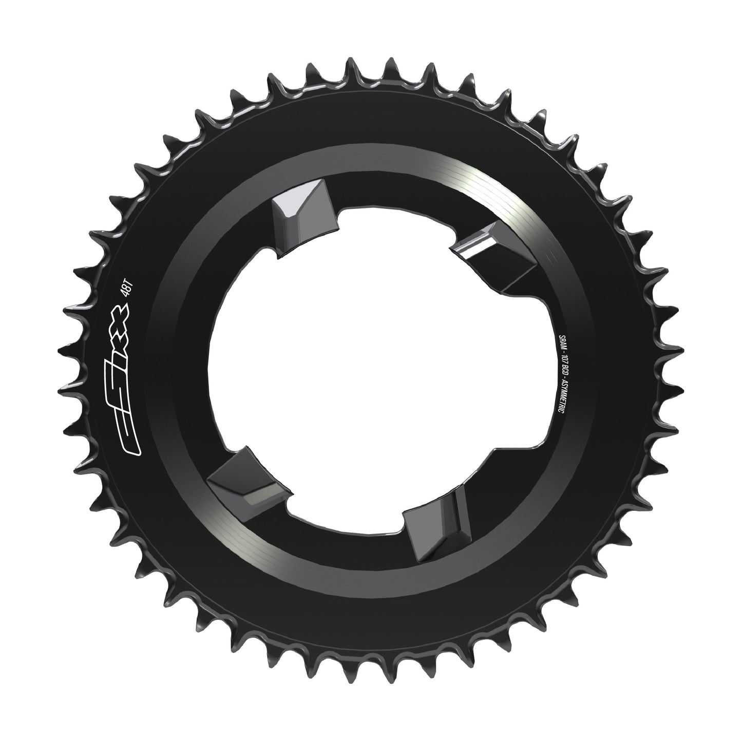 107 Rival Semi-SpeedRing - 38t-54t - Round - Flattop