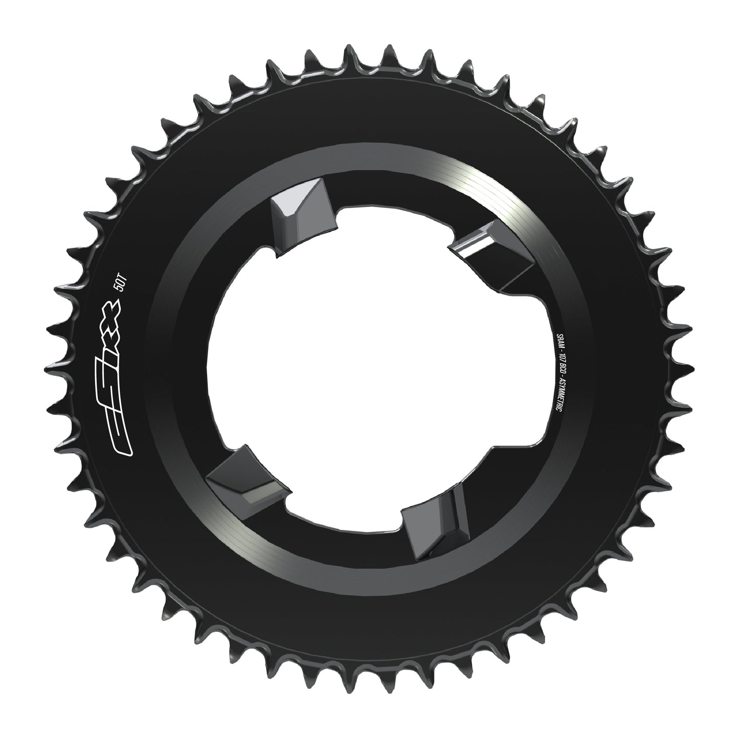 107 Rival Semi-SpeedRing - 38t-54t - Round - Flattop