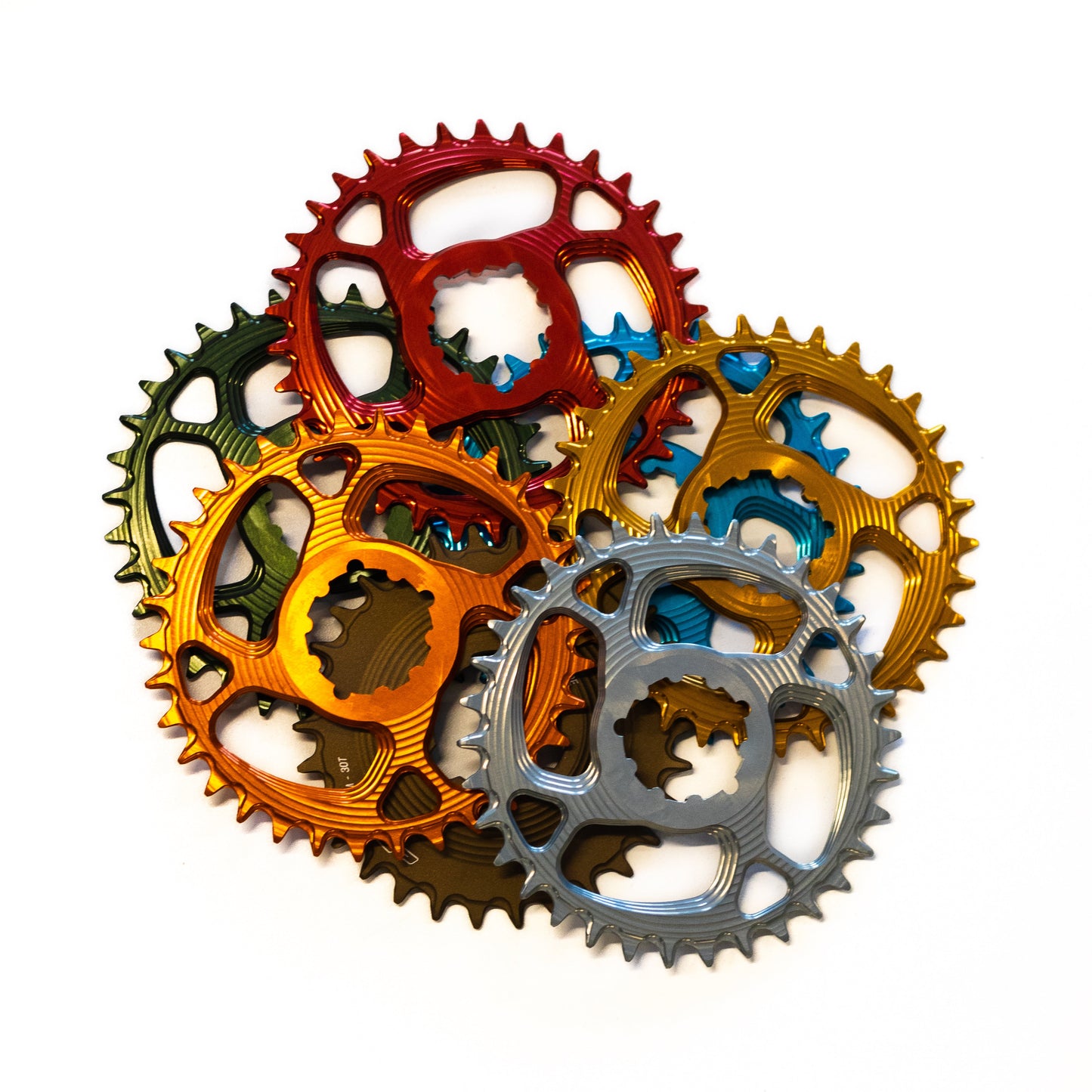 107 Spider Powermeter Semi-SpeedRing - 38t-56t - Round