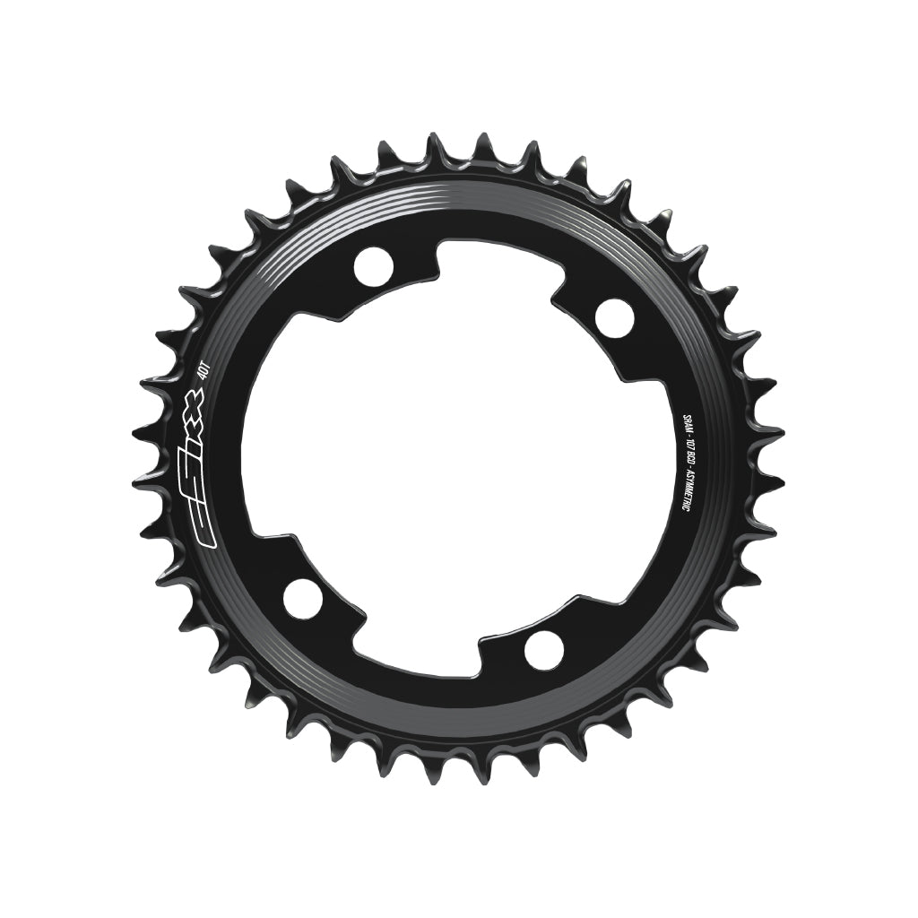 107 Spider Powermeter Semi-SpeedRing - 38t-54t - Round - Flattop