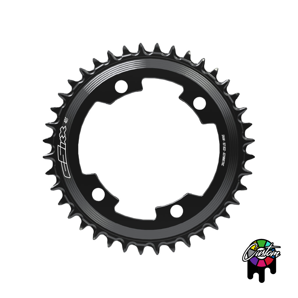 107 Spider Powermeter Semi-SpeedRing - 38t-54t - Round - Flattop