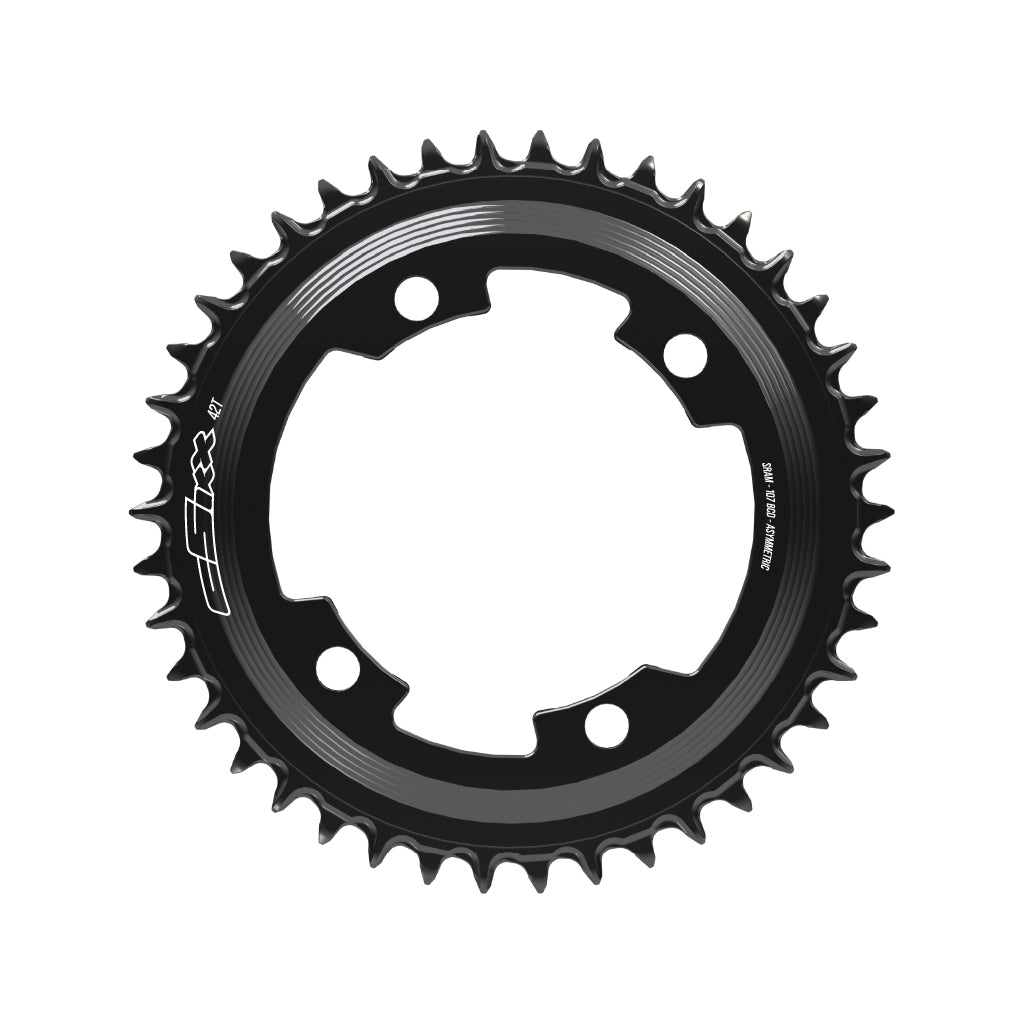 107 Spider Powermeter Semi-SpeedRing - 38t-54t - Round - Flattop