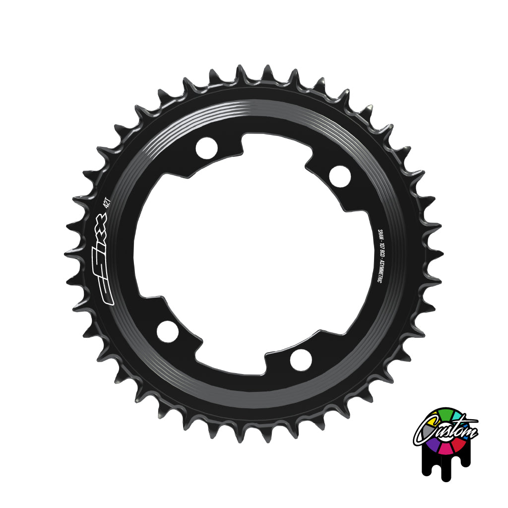 107 Spider Powermeter Semi-SpeedRing - 38t-54t - Round - Flattop