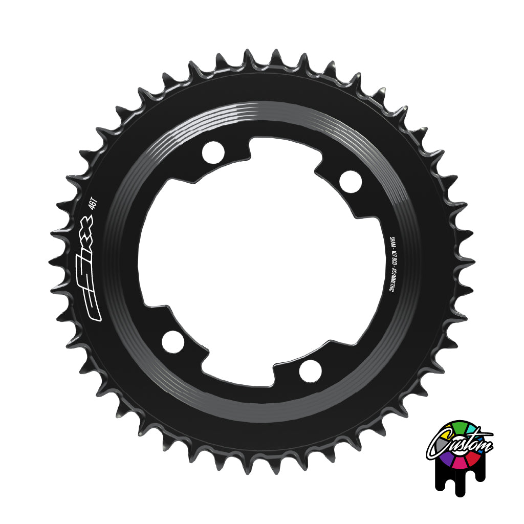107 Spider Powermeter Semi-SpeedRing - 38t-56t - Round