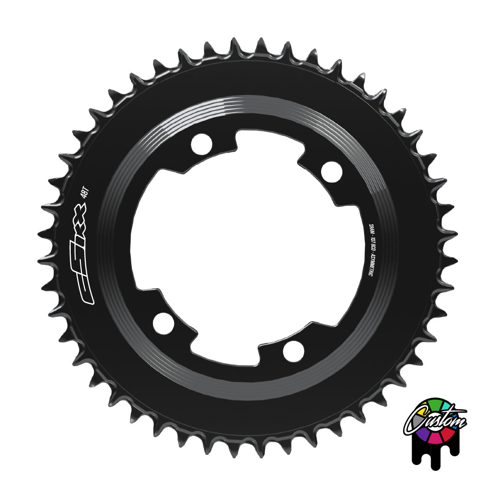 107 Spider Powermeter Semi-SpeedRing - 38t-54t - Round - Flattop