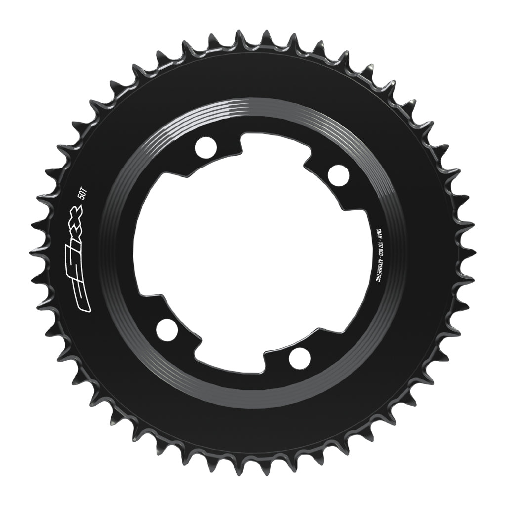 107 Spider Powermeter Semi-SpeedRing - 38t-54t - Round - Flattop