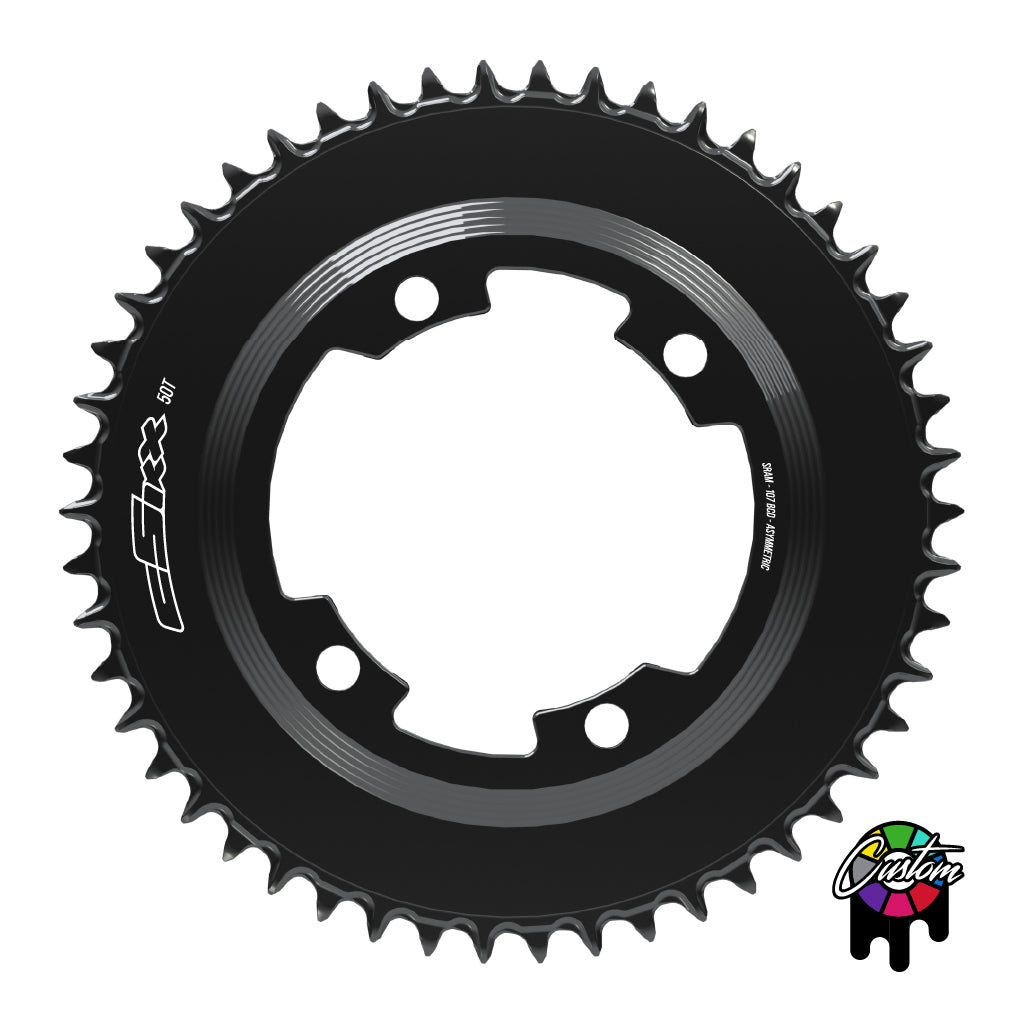 107 Spider Powermeter Semi-SpeedRing - 38t-54t - Round - Flattop