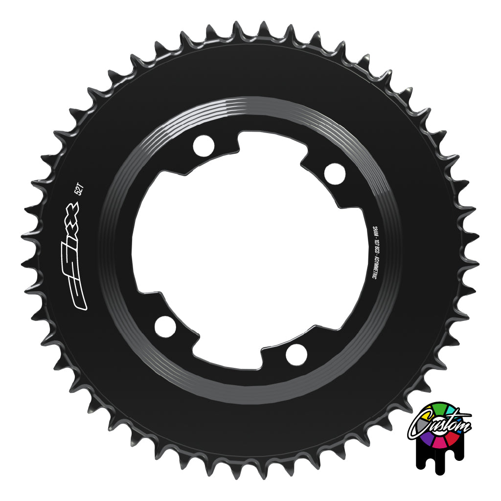 107 Spider Powermeter Semi-SpeedRing - 38t-54t - Round - Flattop